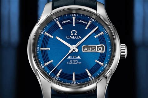 omega deville hour vision blue price|40mm omega deville prestige review.